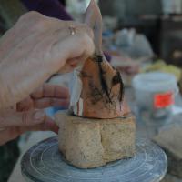 Crin de cheval . Stage poterie en Ardèche